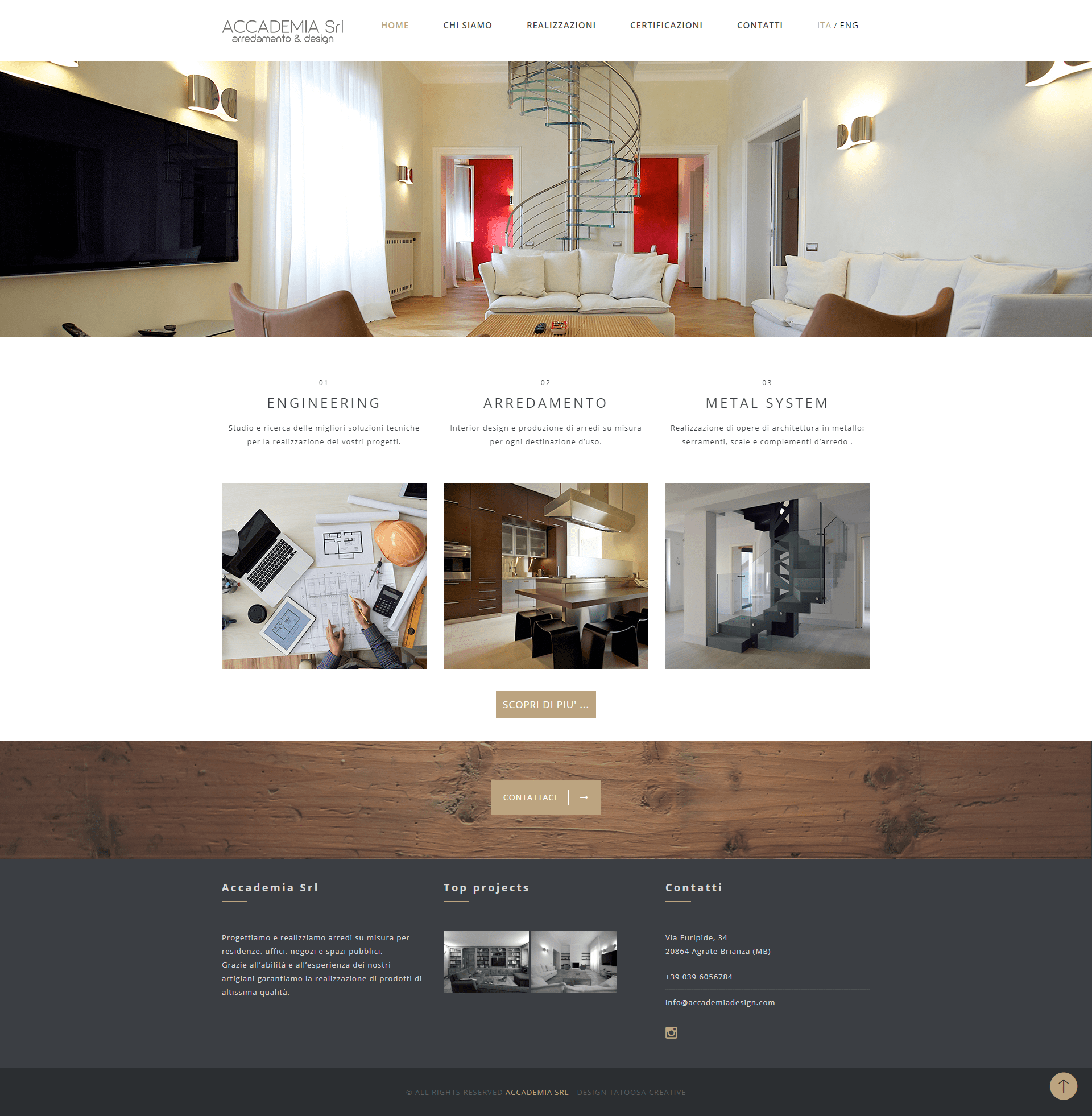 Accademia Srl - homepage - sito web Accademia Srl - homepage - sito web