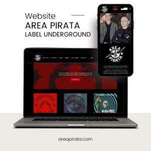 E-commerce WooCommerce per Area Pirata Records | Tatoosa Creative
